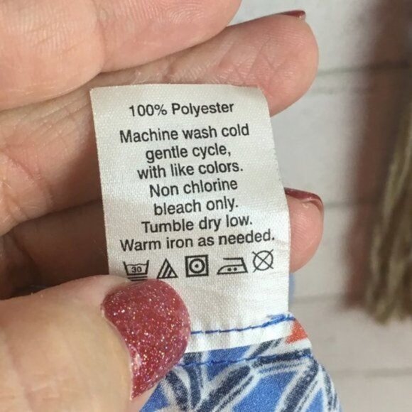 J.Crew Womens Sleeveless Geometric Print Polyester Tank Top Size 14 Made In Chin - Picture 5 of 6